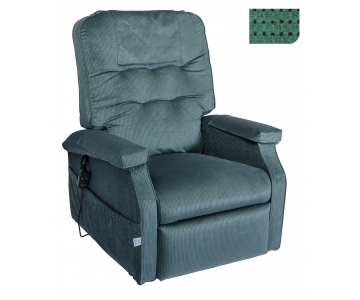 Fauteuil Releveur électrique - 1 moteur - Success - Velours vert Forest - HERDEGEN