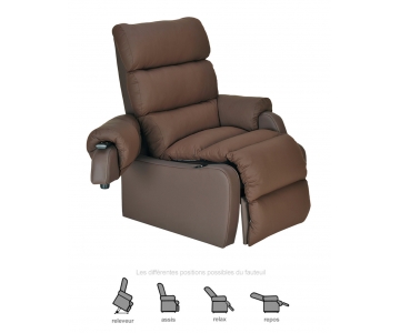 Fauteuil Releveur - 1 moteur - Cocoon XS Génération 1 - Choco - INNOV