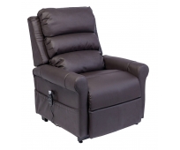 Fauteuil Releveur Electrique - Stylea I - Similicuir Chocolat - HERDEGEN