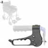 Frein Complet - Droit - pour Fauteuil de Transfert Alu Lite - INVACARE