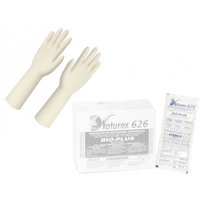 Gants D'intervention Latex SANTEX stérile Poudré