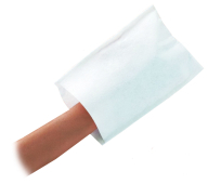 Gants de toilette molletonnés - 80g - Sachet de 50