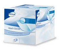 Gants de Toilette Non Plastifié - Wash Glove Soft & Strong - Boite de 50 - TENA