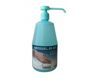 Gel hydroalcoolique - Aniosgel 85 NPC - Flacon Pompe de 1 litre - ANIOS