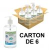 Gel hydroalcoolique - Flacon Pompe 500ml - Carton de 6 - SANITIZER