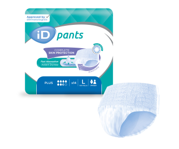ID Pants Plus - Taille L - 6 paquets de 14 - ONTEX