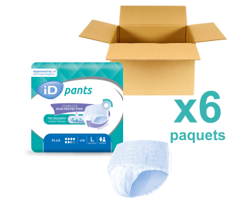 ID Pants Plus - Taille L - 6 paquets de 14 - ONTEX
