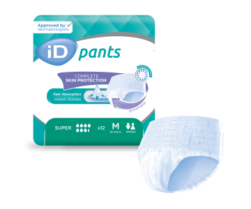 ID Pants Super - Taille M - 6 paquets de 12 - ONTEX