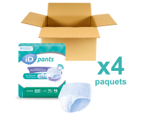 ID Pants Super - Taille XL - 4 paquets de 12 - ONTEX