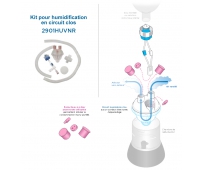 Kit pour humidification en circuit clos pour bouteille à pas de vis - 2901HUVNR - SYSTAM