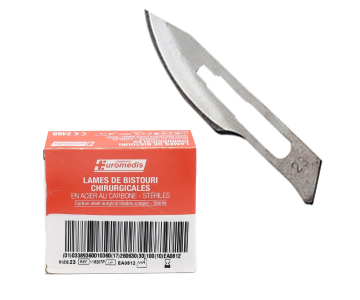 Lame bistouri stérile - N°23 - Bte de 100 - EUROMEDIS