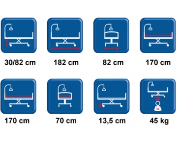 Lit Junior - 3 moteurs - 70 x 170 cm - HMS-VILGO