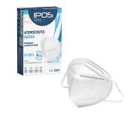 Masque de Protection FFP2 - Adulte - Blanc - Boîte de 10 - IPOS