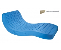 Matelas Anti-Escarres pour Enfants - Viscoélastique - avec Housse Intégrale Polymaille - Viscoflex Monobloc Kid - SYSTAM