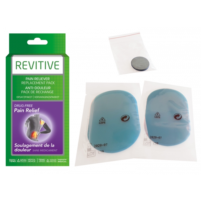REVITIVE Pack Gels Pads + Pile de remplacement Dispositif portatif