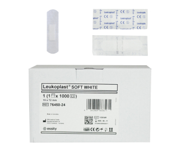 Pansements Leukoplast Soft White - 7,2 x 1,9 CM - Bte de 1000