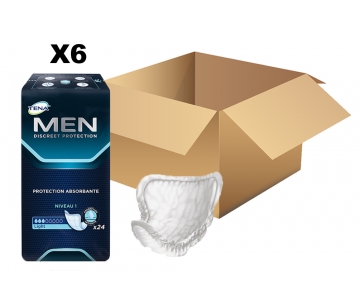 TENA Men - Niveau 1 - Light - x24 - Carton de 6 paquets
