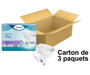 TENA Flex Proskin - Maxi - Taille S - x22 - Carton de 3 paquets