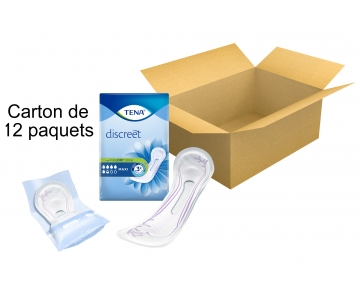 TENA Discreet - Maxi - x12 - Carton de 12 paquets