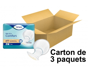 TENA Comfort Proskin - Protections Anatomiques - Normal - x42 - Carton de 3 paquets