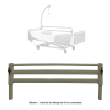 Rallonge 20 CM - Lit Euro 3000 - Largeur 90 cm - Bronze - HMS VILGO