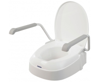 Rehausse WC Ajustable Avec Abattant et Accoudoirs - AT900 - INVACARE