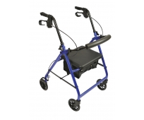 Rollator 4 Roues - Pliant et Leger avec Dossier - AluBest - HERDEGEN