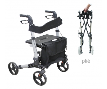 Rollator 4 Roues - Pliant - Modelito Classic Xtra - HERDEGEN