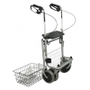 Rollator 4 Roues - Pliant - Cristallo gris - DRIVE