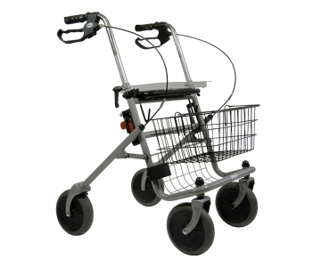 Rollator 4 Roues - Pliant - Cristallo gris - DRIVE