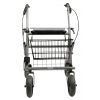 Rollator 4 Roues - Pliant - Cristallo gris - DRIVE