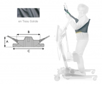 Sangle de Transfert sous axillaire - Tissu - Solide - INVACARE