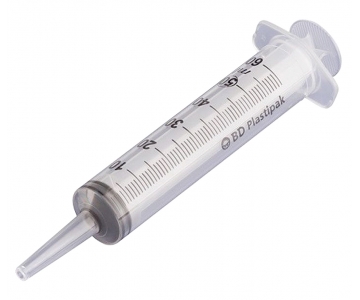 Seringue de Gavage 3 pièces 60ml - Embout Conique Cathéter - Plastipak - Unité - BD