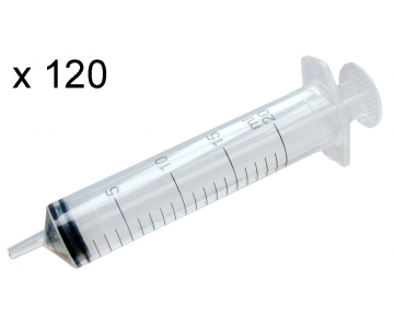 Seringue 3 pièces 20ml - Sans aiguille -Plastipak - Bte de 120 - BD