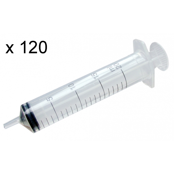 Seringue Luer Bd Plastipak 3 pièces 20ml - Sans aiguille - Bte de 120 - BD  - Seringues - Univers Santé