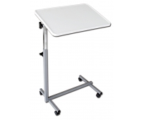 Table de Lit - Hauteur Réglable - Plateau Inclinable - Gris Perle - EASY - HERDEGEN