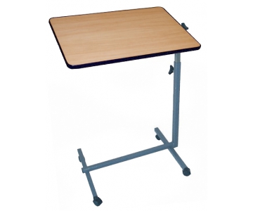 Table de Lit - Hauteur Réglable - Plateau Inclinable - Imitation Bois - EASY - HERDEGEN