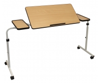 Table de Lit Pont - Plateau Central Inclinable - Easybridge Hêtre - Lit 120 à 140 cm - HERDEGEN