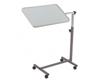 Table de Lit - Hauteur Réglable - Plateau Inclinable - Gris Clair - Pausa - INVACARE