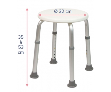 Tabouret Rond - Doa - DRIVE