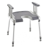 Tabouret de Bain - Découpe intime et Accoudoirs - Aquatec - Sorrento - INVACARE