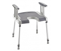 Tabouret de Bain - Découpe intime et Accoudoirs - Aquatec - Sorrento - INVACARE