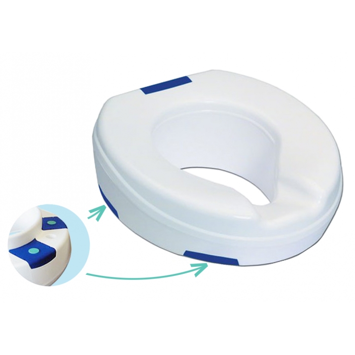 Patin antidérapant - Rehausse WC Clipper 1 - HERDEGEN - Rehausseurs de WC -  Univers Santé