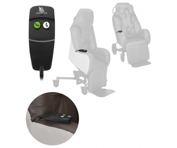 Télécommande 2 boutons pour Fauteuil à pousser - Starlev ou Elysée - INNOVSA