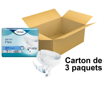 TENA Flex Proskin - Plus - Taille S - x30 - Carton de 3 paquets