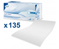 Lingettes - SoftWipe - 30 x 32 cm - Boite de 135 - TENA