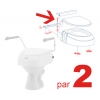 Kit vis serrage - Rehausse WC AT900 - par 2 - INVACARE