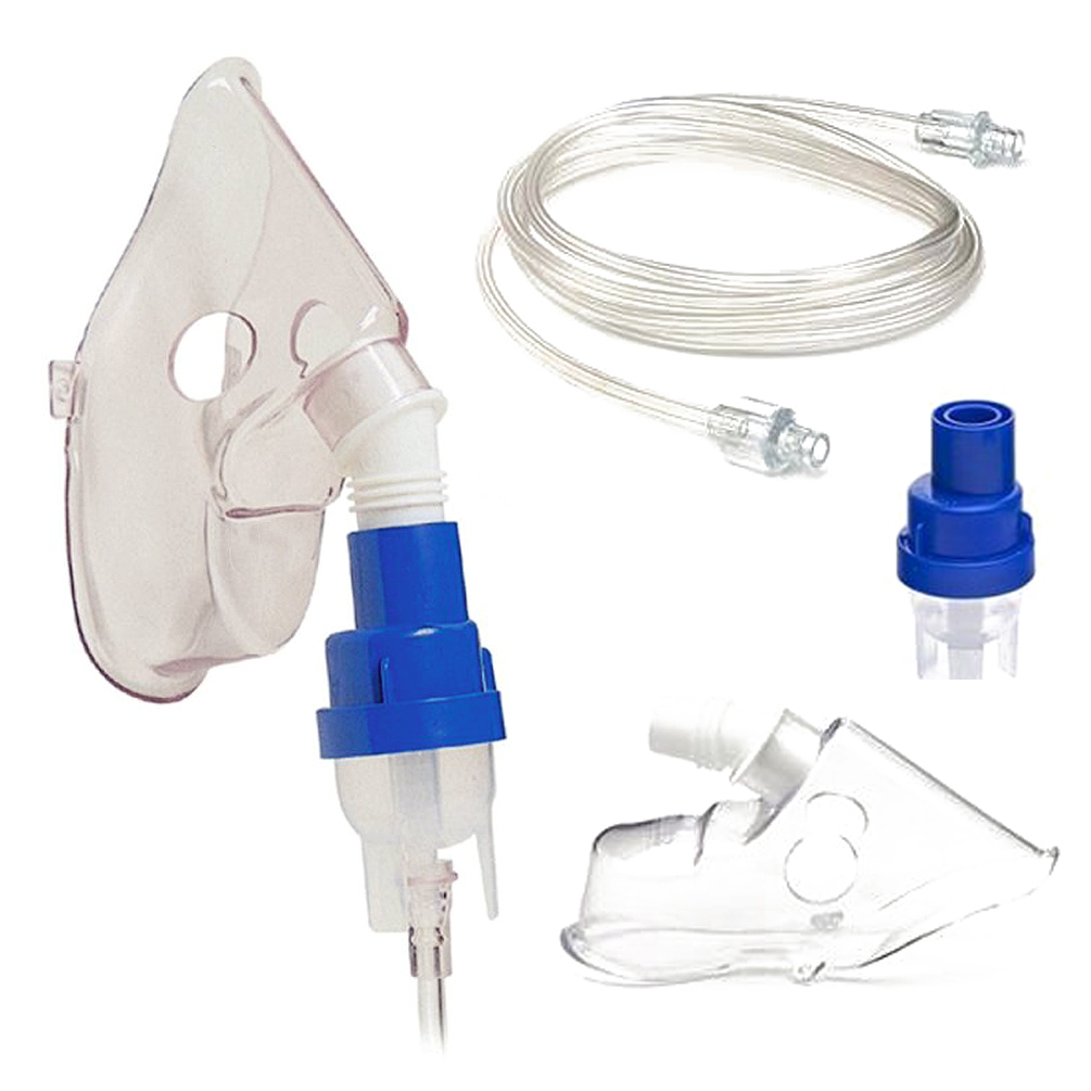 Kit de Nébulisation Sidestream - Aérosol Pneumatique - Embout buccal Sidestream - Embout bucco Nasal 