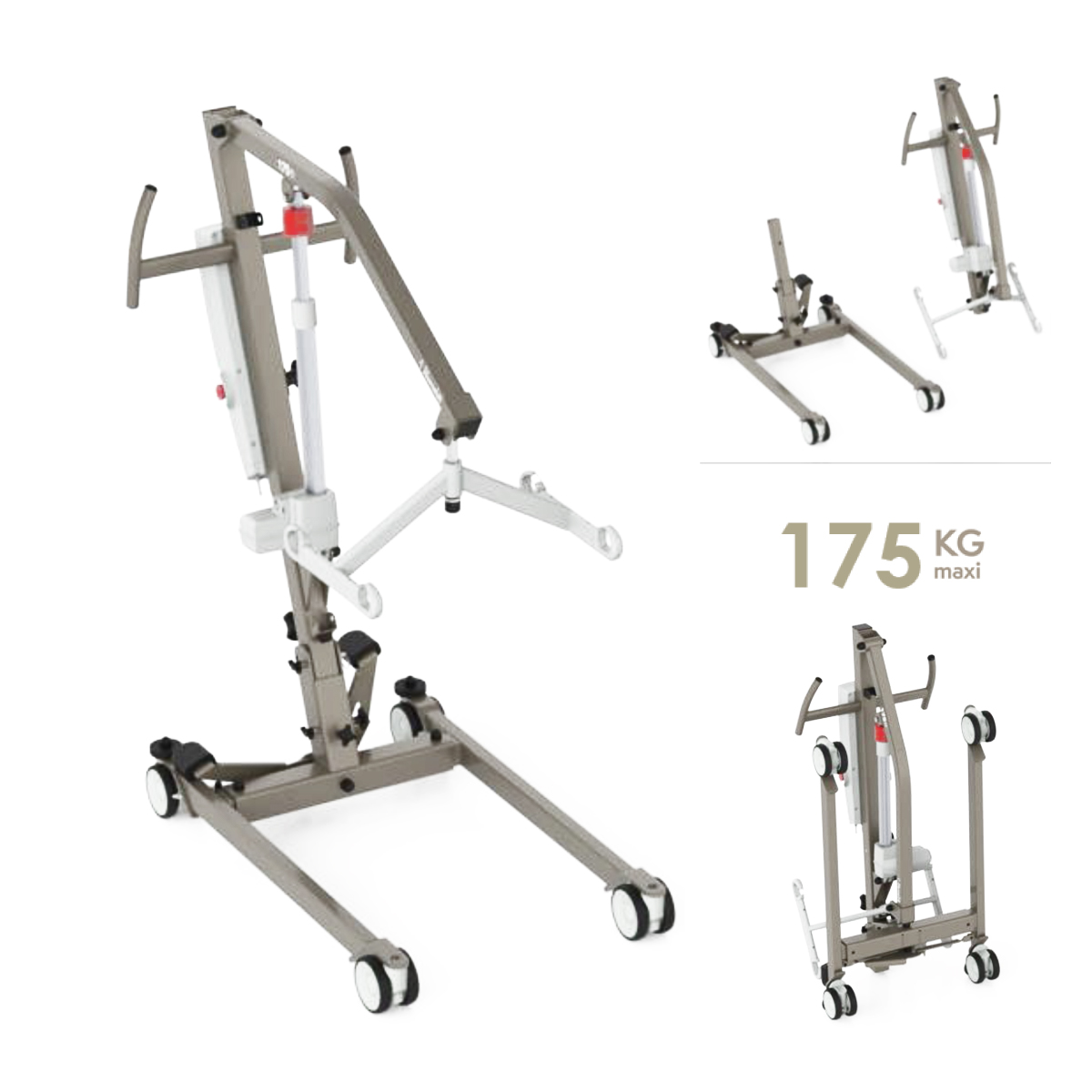 Lève-personne Compact - Homelift 4 points - Avec Sangle U - HMS VILGO