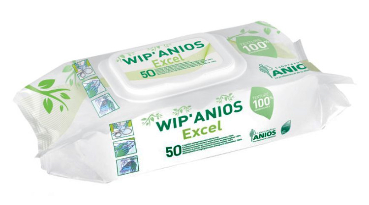 Lingettes de Désinfection - Wip'Anios Excel x50 